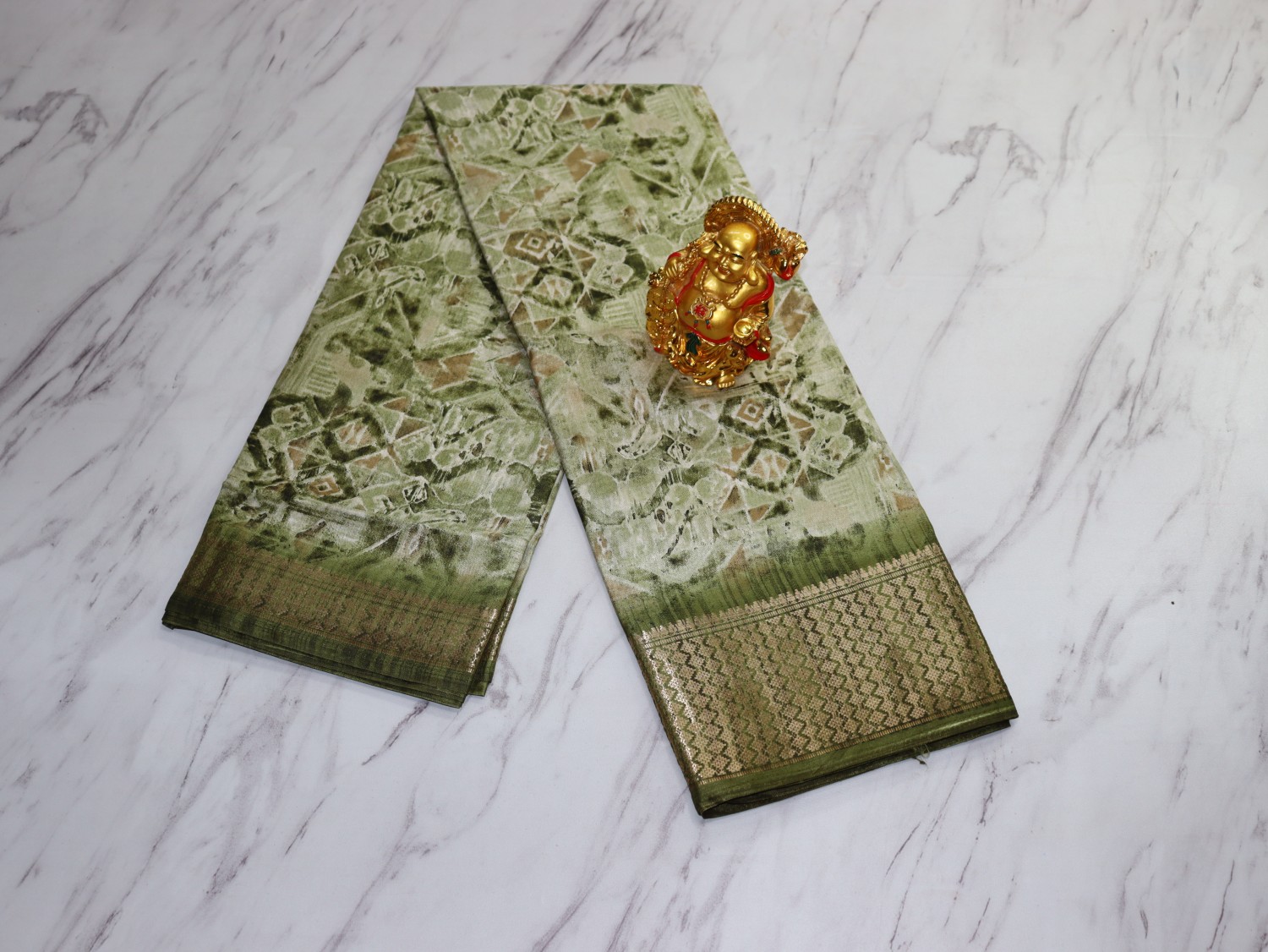 Elegant Zari Malgudi Saree